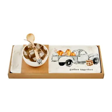 Gather Together Tray Narrow Rectangle - Zinnias Gift Boutique