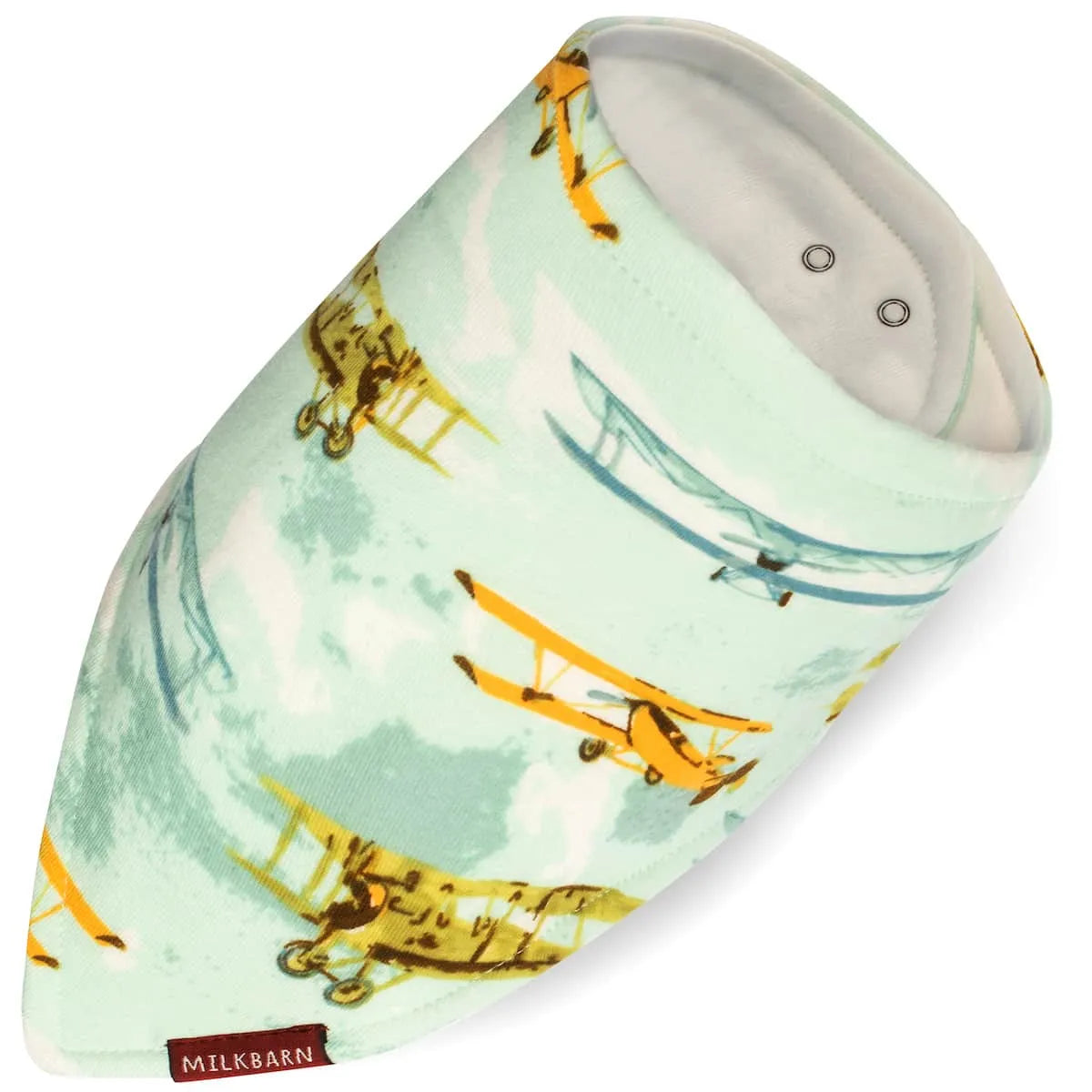 Organic Kerchief Bib Vintage - Zinnias Gift Boutique