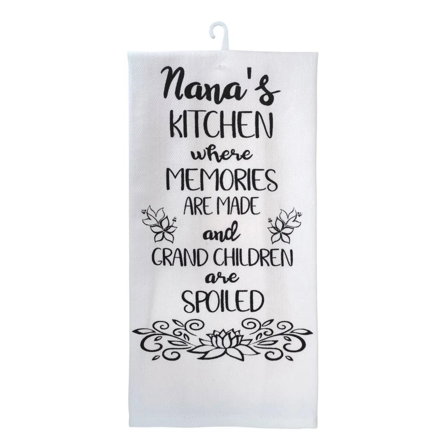 Nana's Kitchen Memories Kitchen Towel - Zinnias Gift Boutique