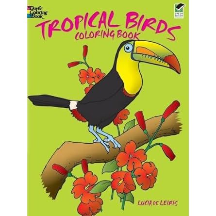 Tropical Birds Coloring Book - Zinnias Gift Boutique