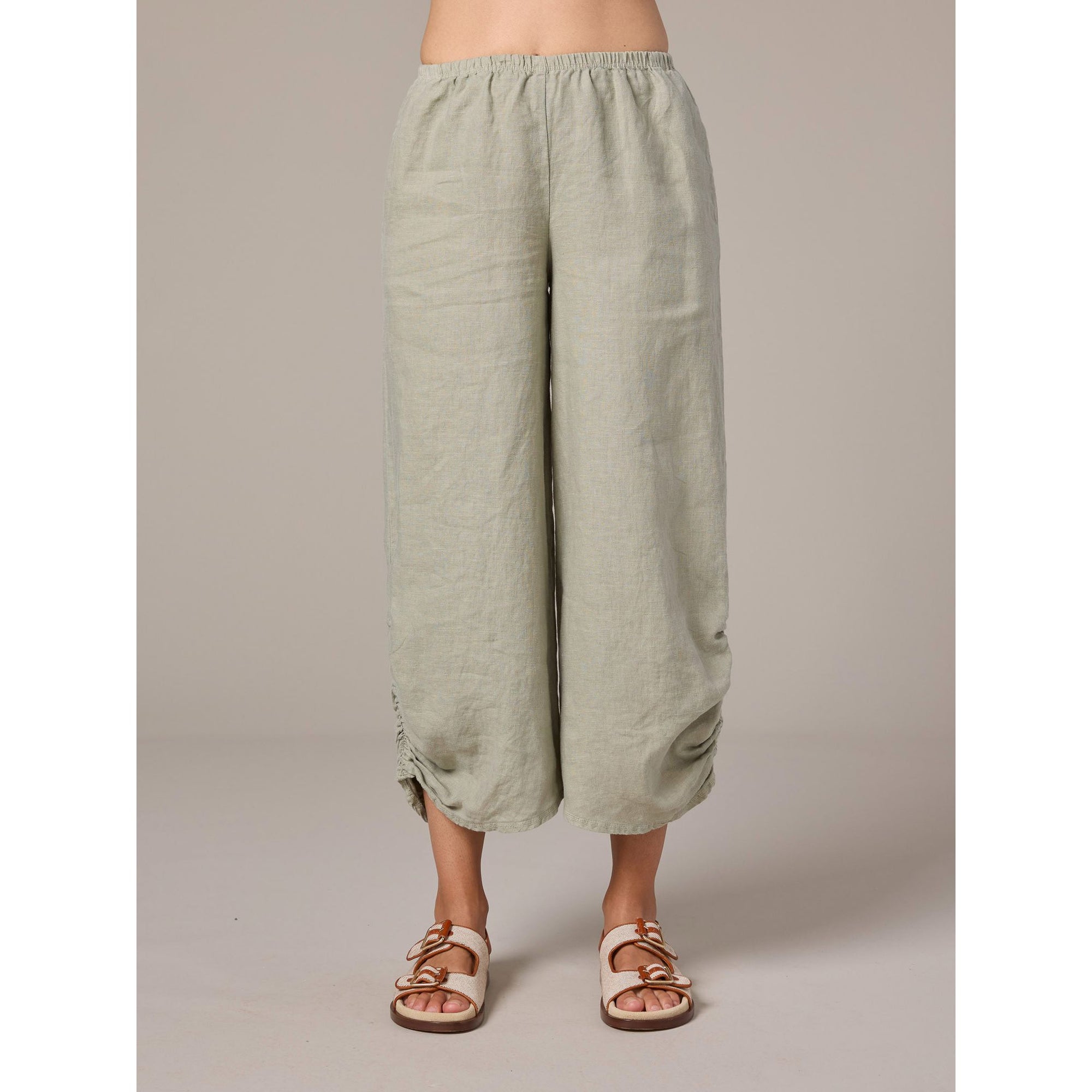 Ruched Pant w/ Pockets - Zinnias Gift Boutique
