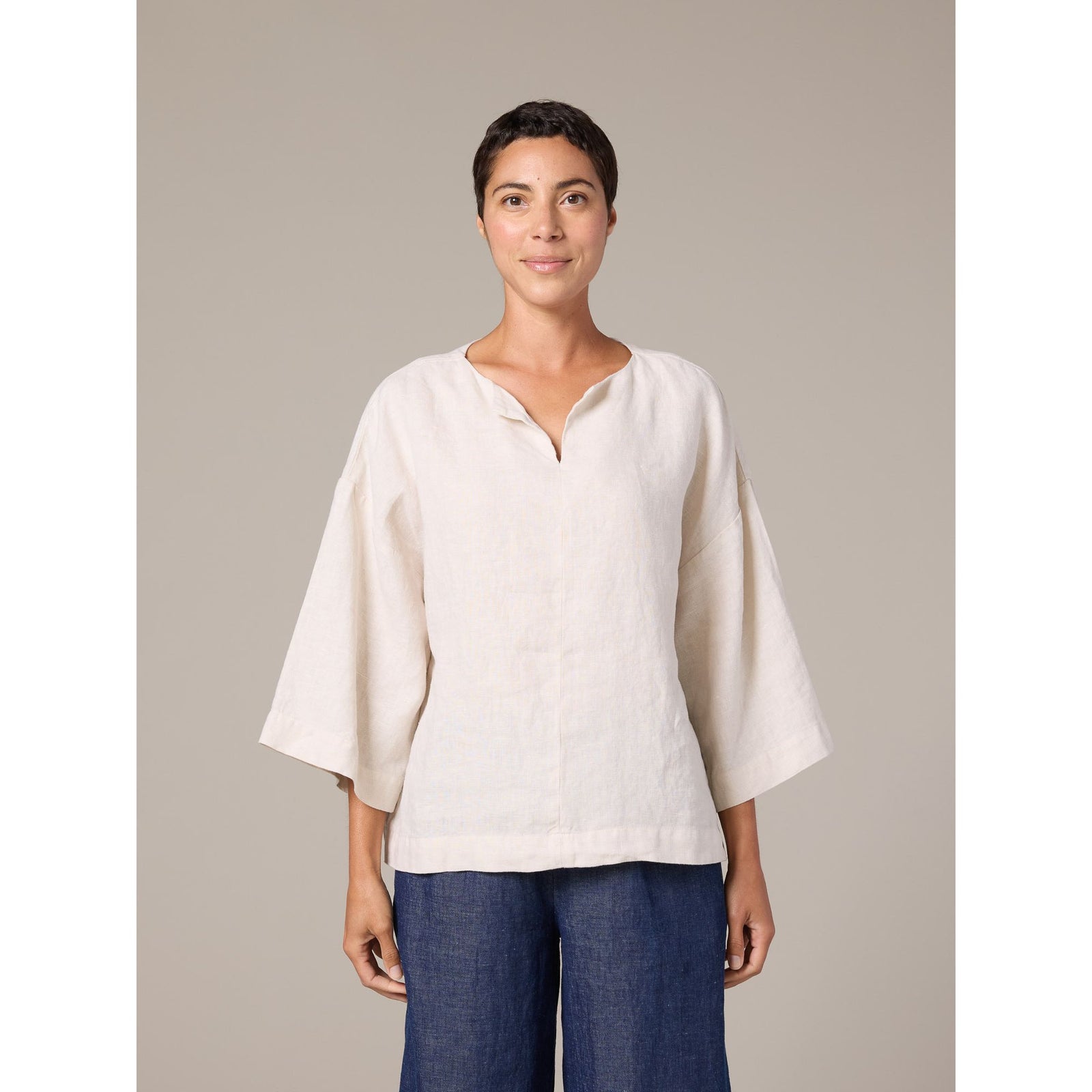 Split Neck Pullover - Zinnias Gift Boutique