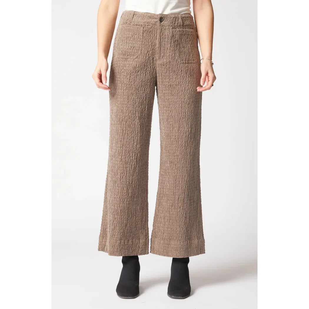 Rustic Stretch Cord Ankle Pant - Black - Zinnias Gift Boutique