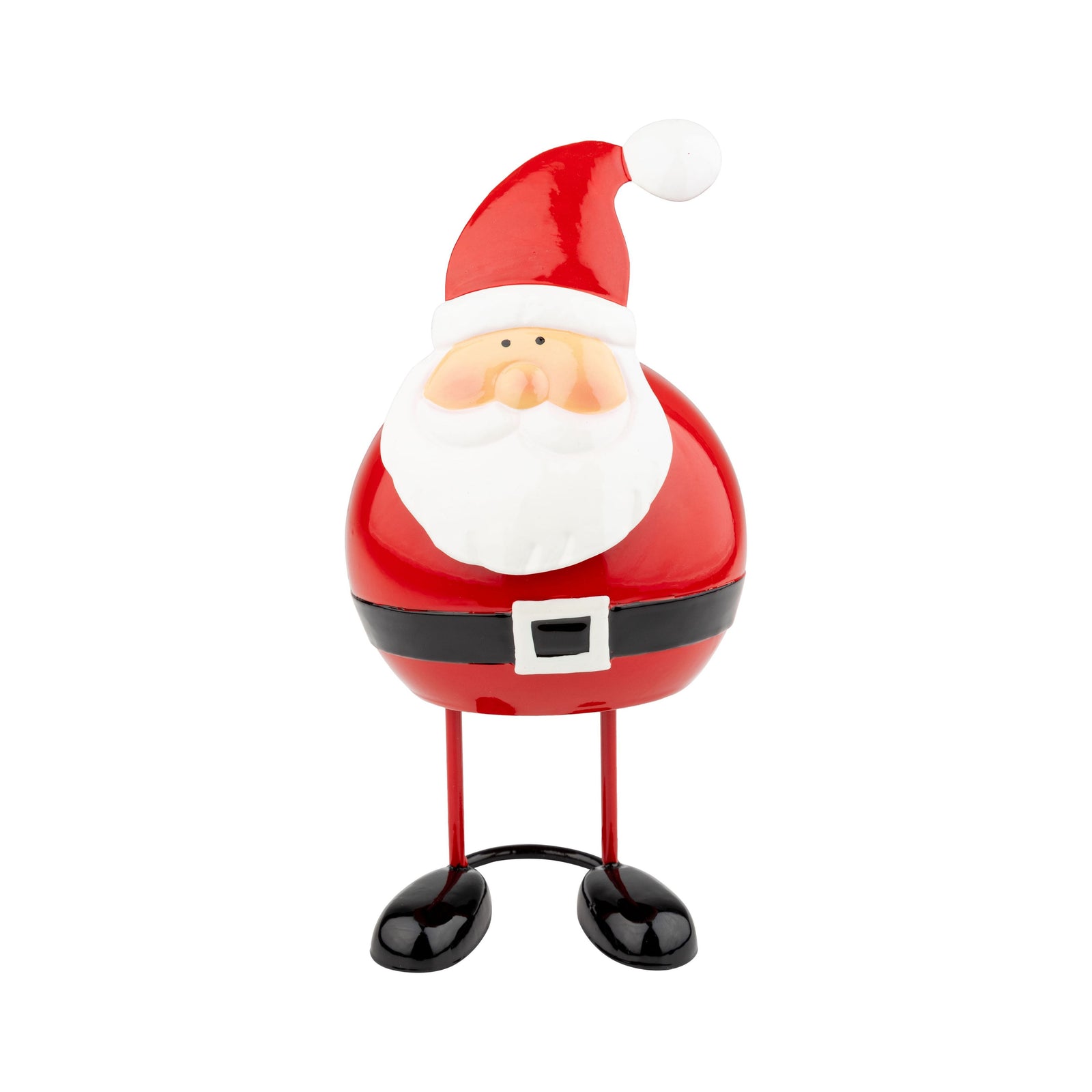 Wiggle Santa Metal - Zinnias Gift Boutique