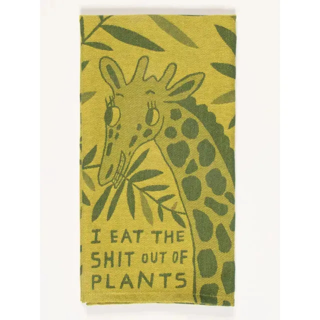 I Eat Plants DishTowel - Zinnias Gift Boutique