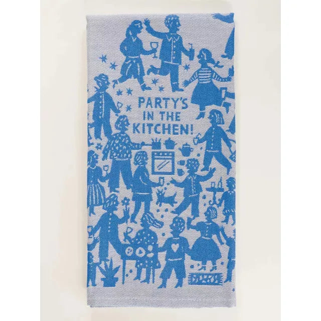 Partys in the kitchen DishTowel - Zinnias Gift Boutique