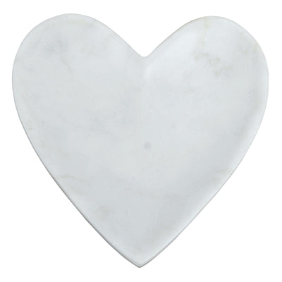 Heart Dish, Marble - Zinnias Gift Boutique