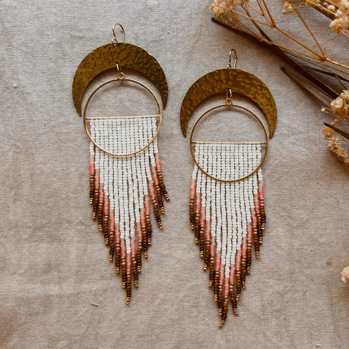 Over the Moon Set - in Peach - Zinnias Gift Boutique