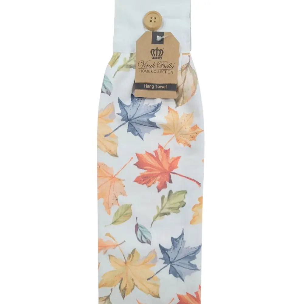 Autumn-Themed "Pumpkin Spice" Hang Towel - Zinnias Gift Boutique