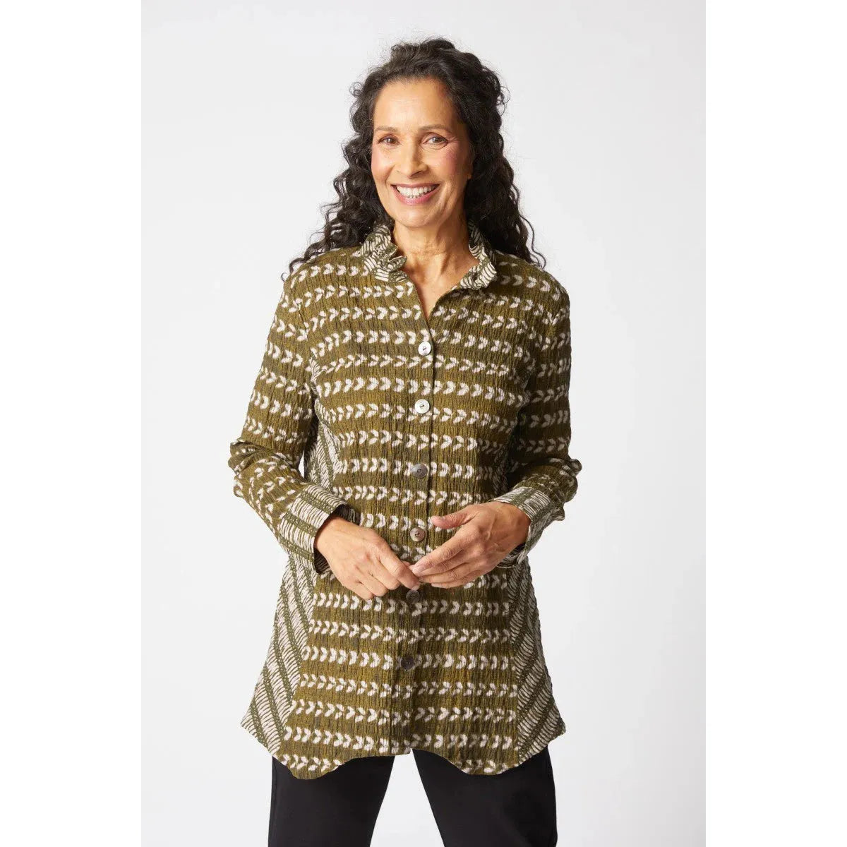 Artist Swing Shirt - Avocado - Zinnias Gift Boutique