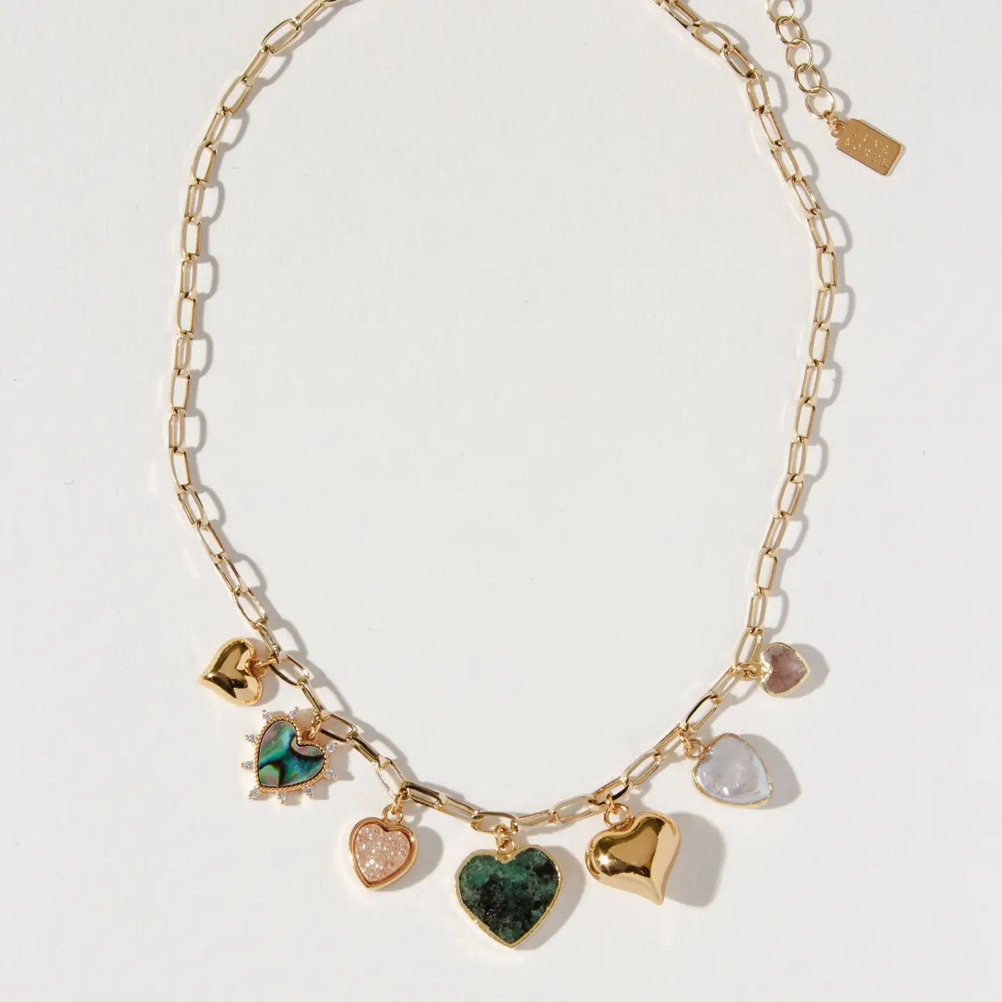 Earth's Heartbeat Charm Necklace - Zinnias Gift Boutique