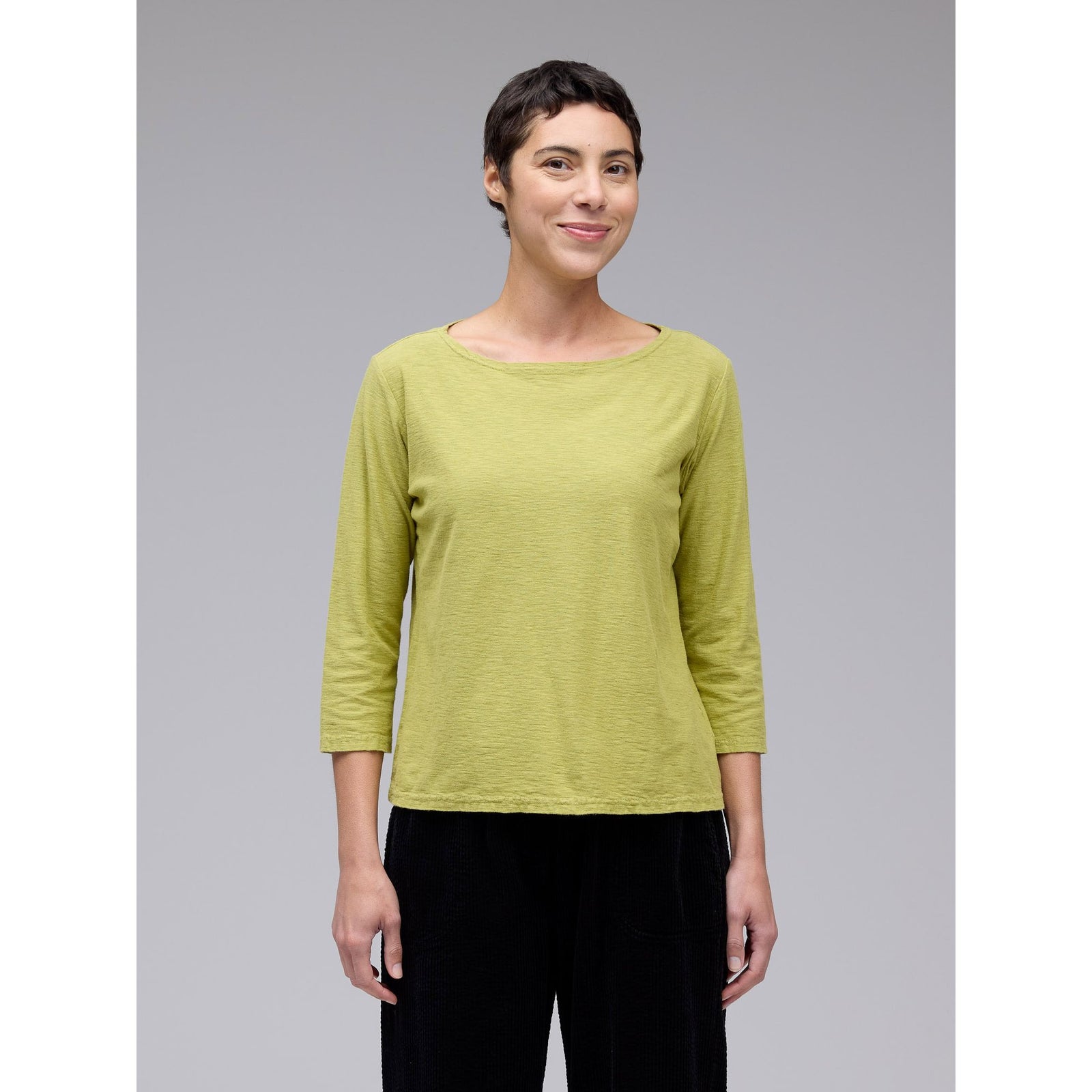3/4 Slv Boatneck Tee - Zinnias Gift Boutique