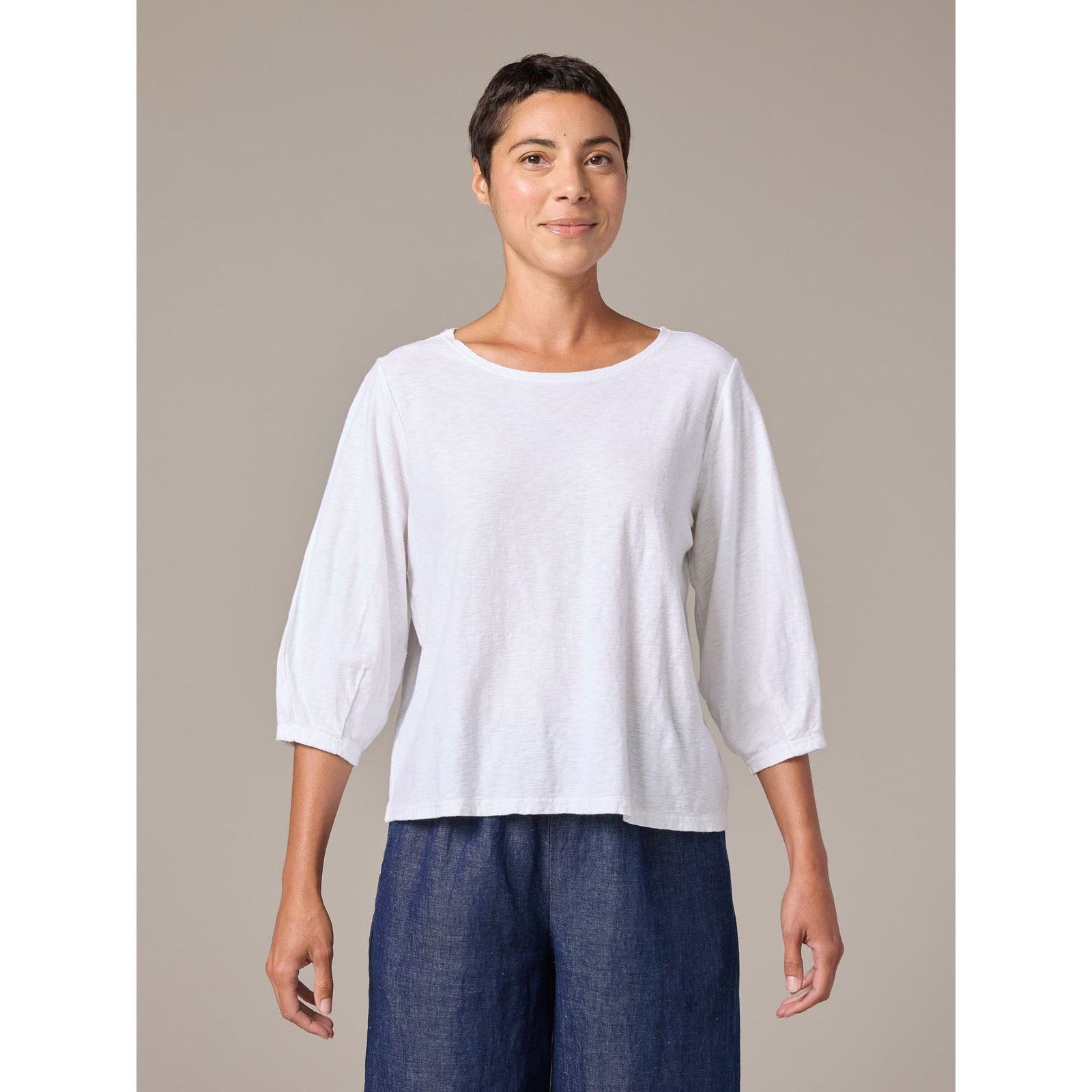Lantern Sleeve Top - Zinnias Gift Boutique