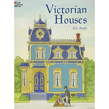 Victorian Houses Coloring Book - Zinnias Gift Boutique