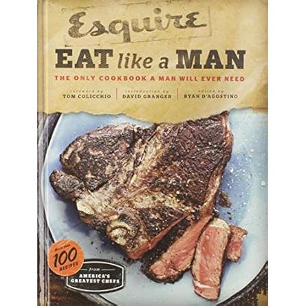 Eat Like a Man: The Only Cookbook a Man Will Ever Need (Cookbook for Men, Meat Eater Cookbooks, Grilling Cookbooks) - Zinnias Gift Boutique