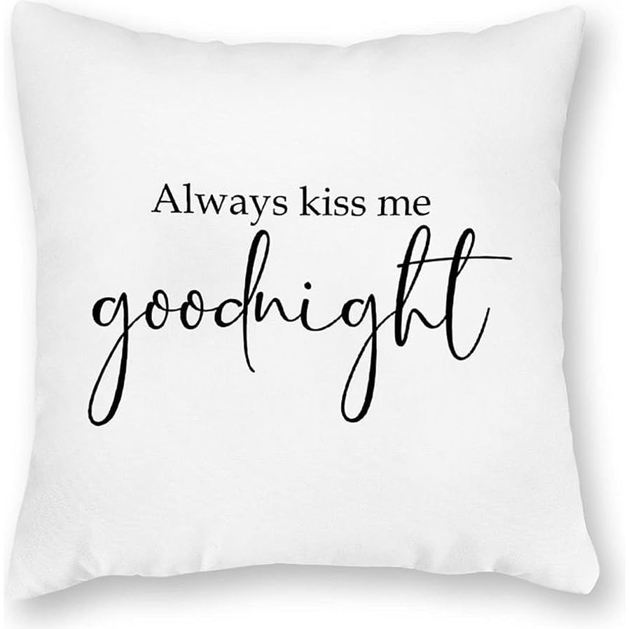 Pillow Cases Always Kiss Me Goodnight - Zinnias Gift Boutique