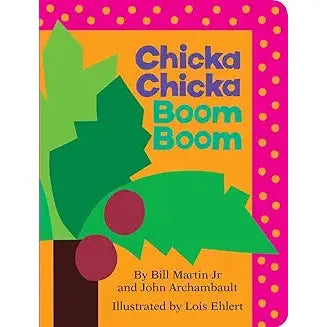 Chicka chicka boom boom paperback - Zinnias Gift Boutique
