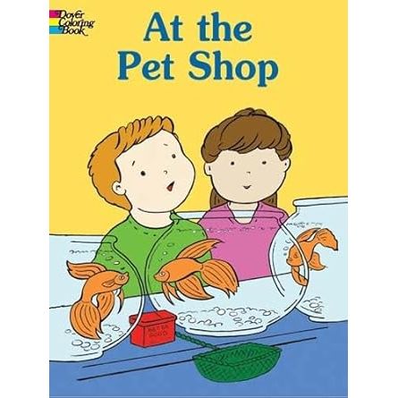 At The Pet Shop Coloring Book - Zinnias Gift Boutique