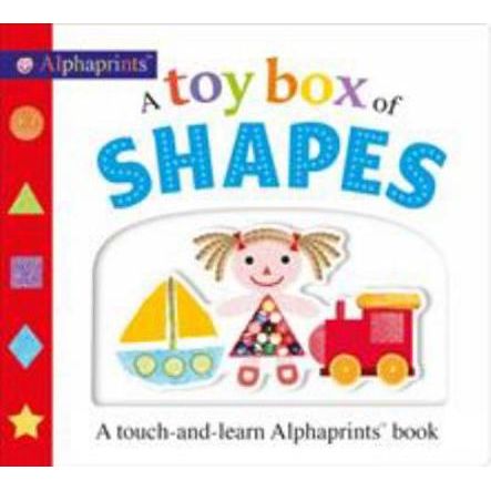 A Toy Box of Shapes: A Touch-And-Learn Alphaprints Book - Zinnias Gift Boutique