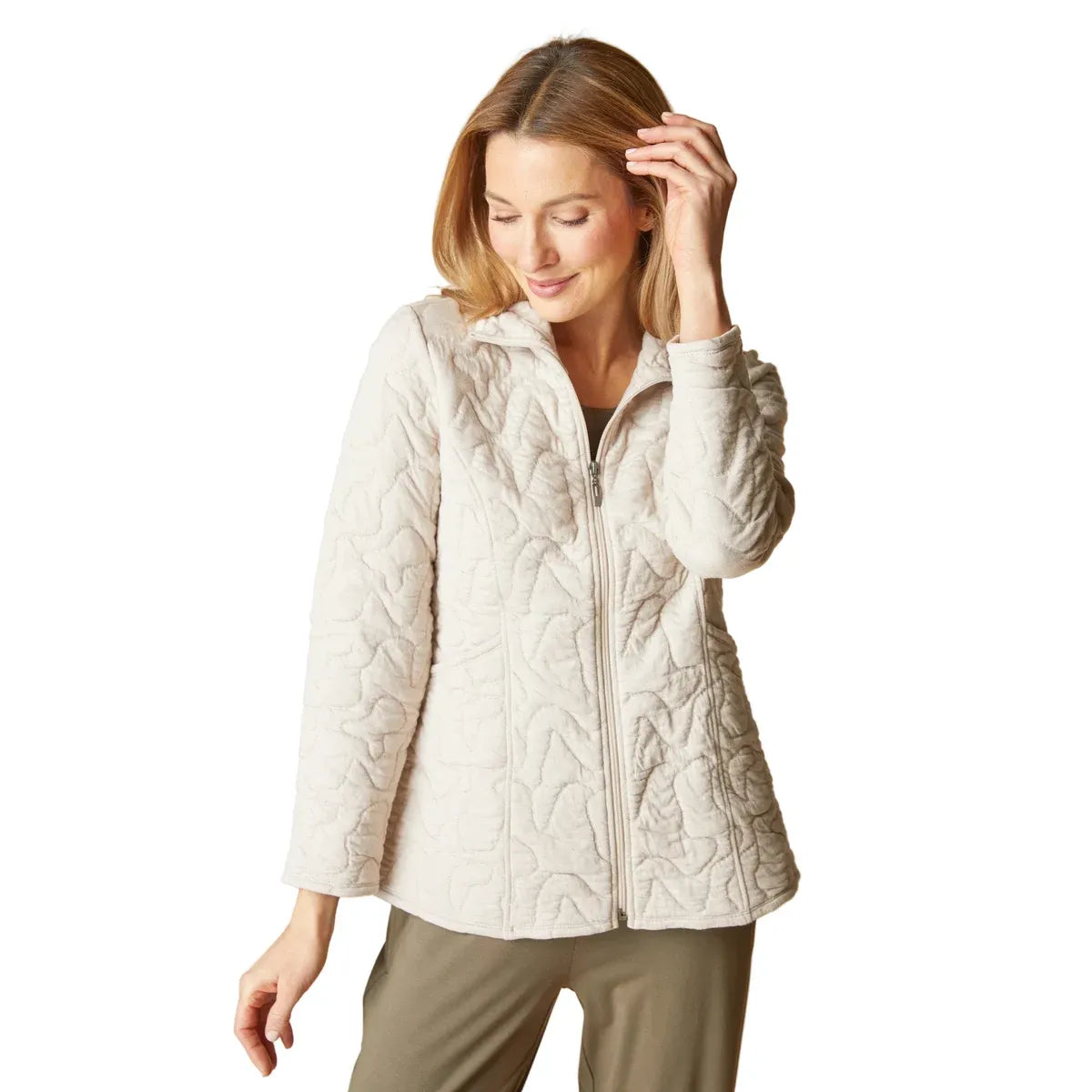 Cascade Quilt Shaped Coat - Zinnias Gift Boutique