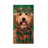 Holiday Labradoodle Towel - Zinnias Gift Boutique
