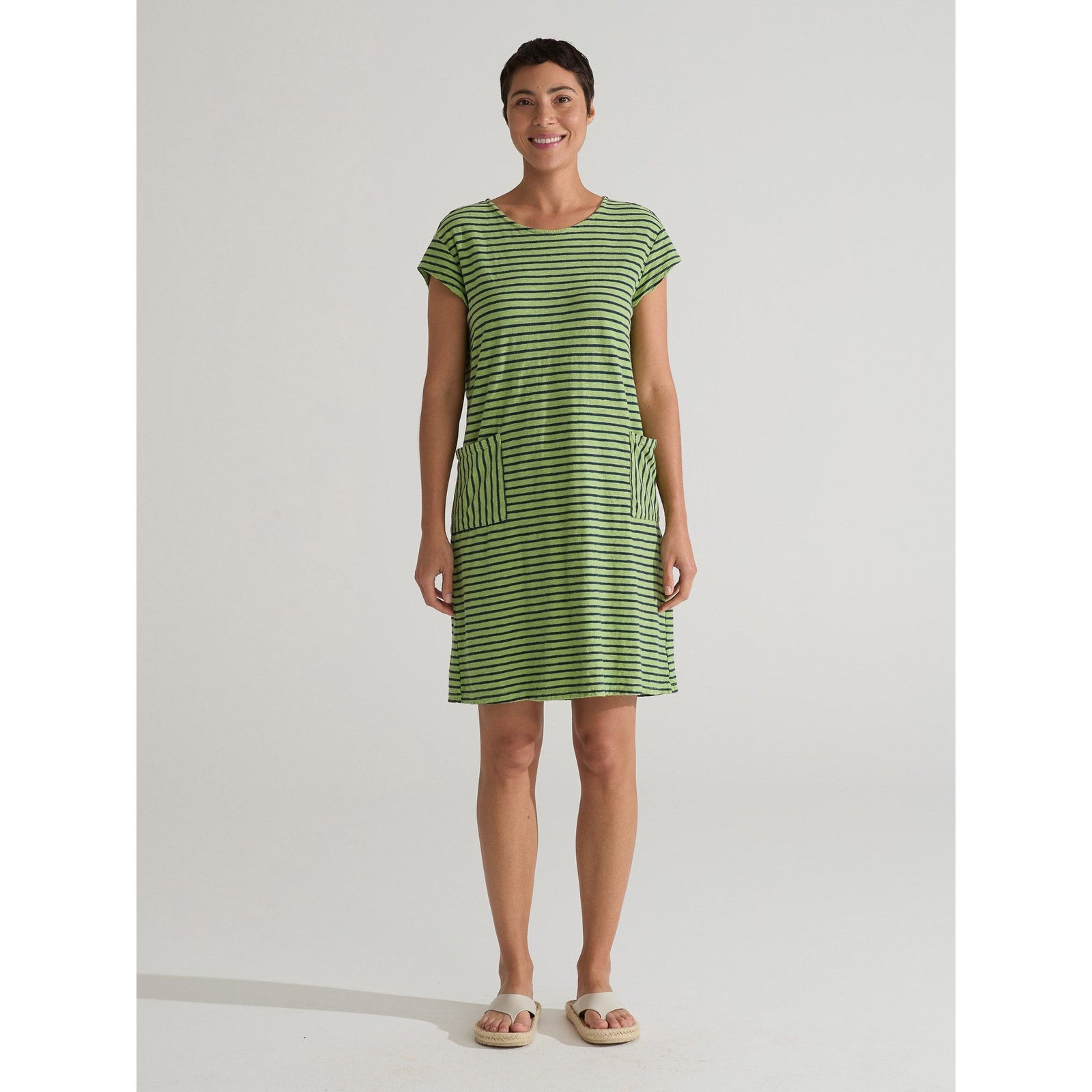 T-Shirt Dress - Verde - Zinnias Gift Boutique