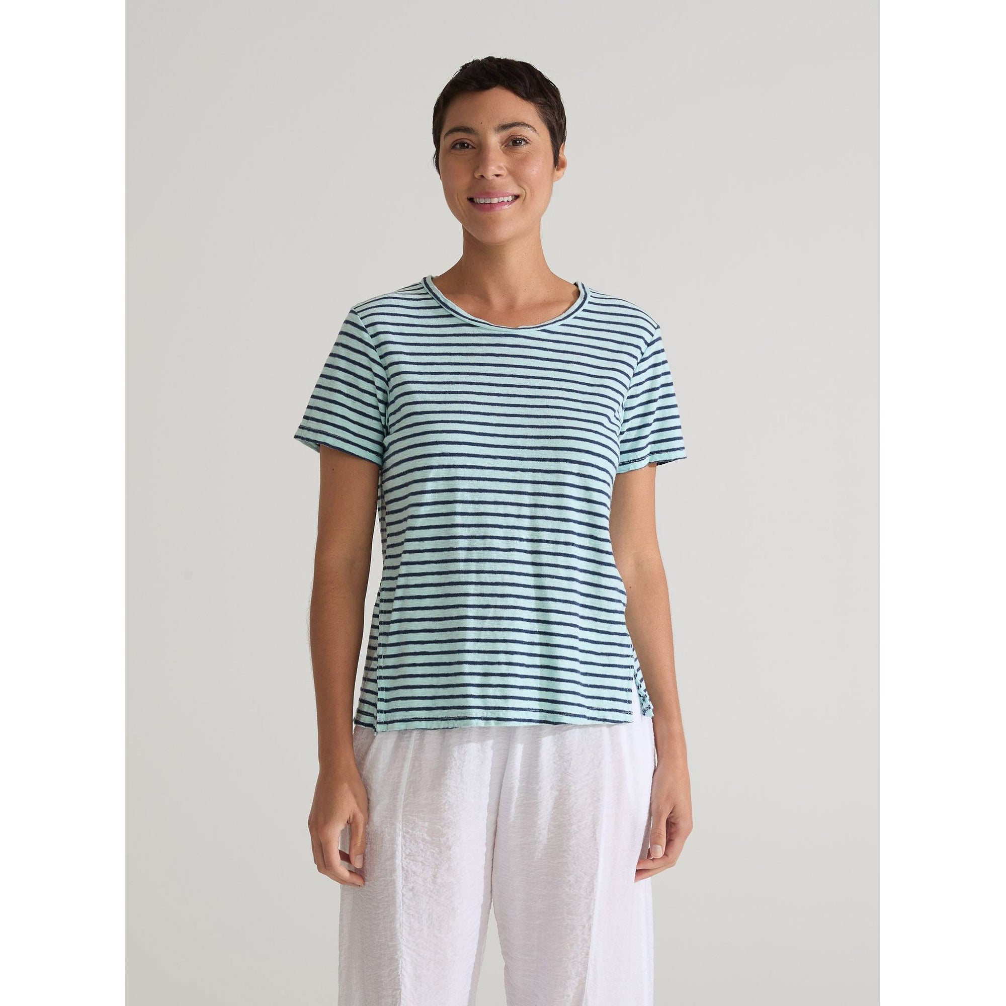 Short Sleeve Crop Top - Zinnias Gift Boutique