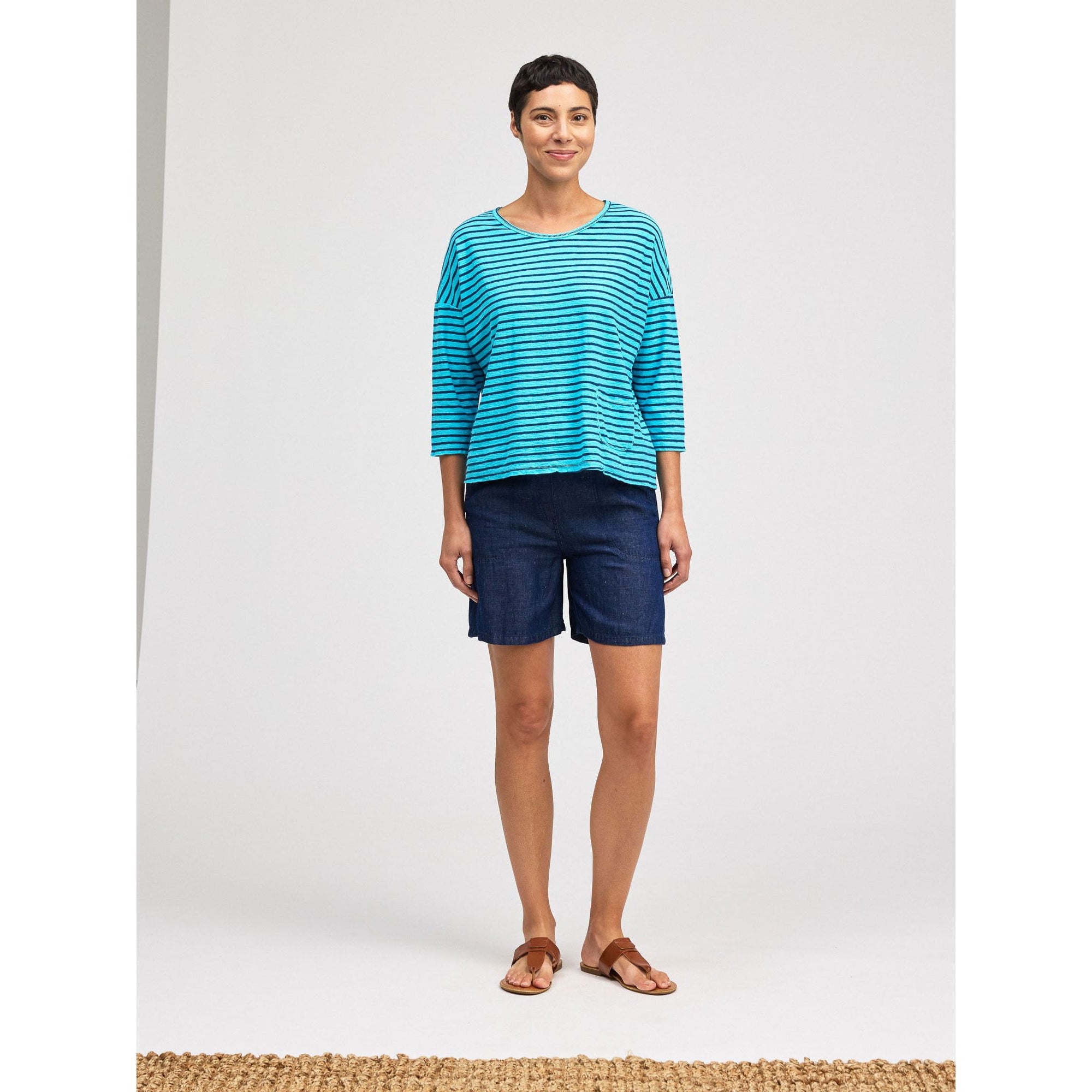 Boxy Pkt Tee - Zinnias Gift Boutique