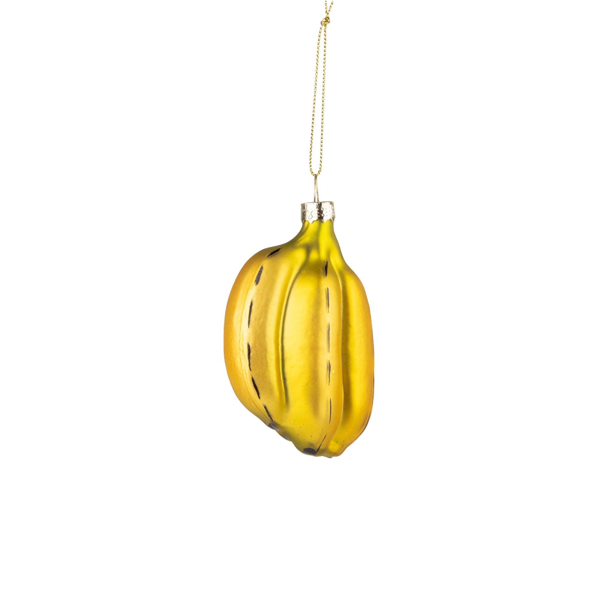 Banana Blown glass ornament - Zinnias Gift Boutique