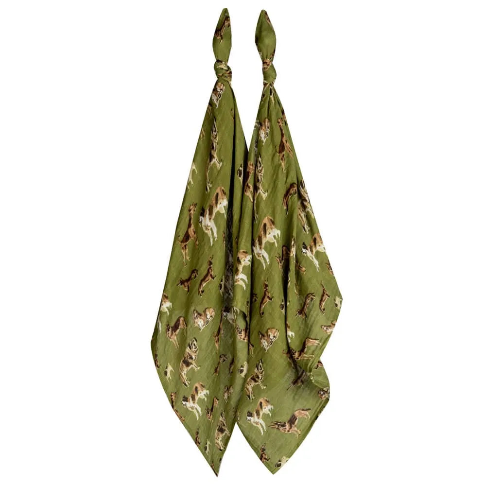 Organic Cotton Muslin Burp Cloth - Zinnias Gift Boutique