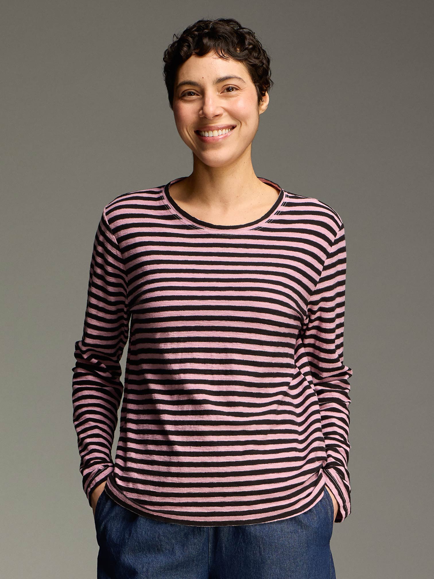 L/S Easy Tee - Zinnias Gift Boutique
