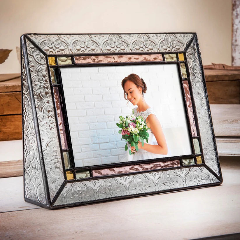Stained Glass Picture Frame - Zinnias Gift Boutique