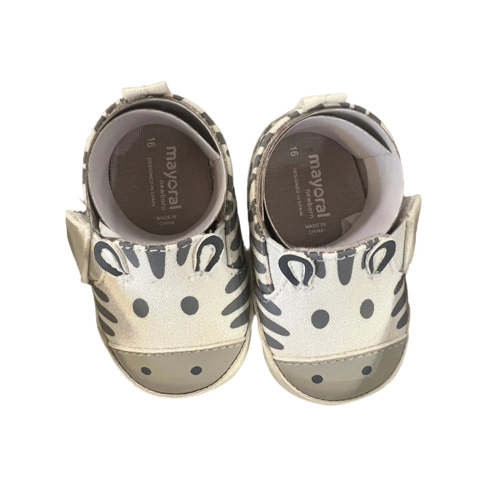Infant Shoes Mayoral zebra slip on - Zinnias Gift Boutique
