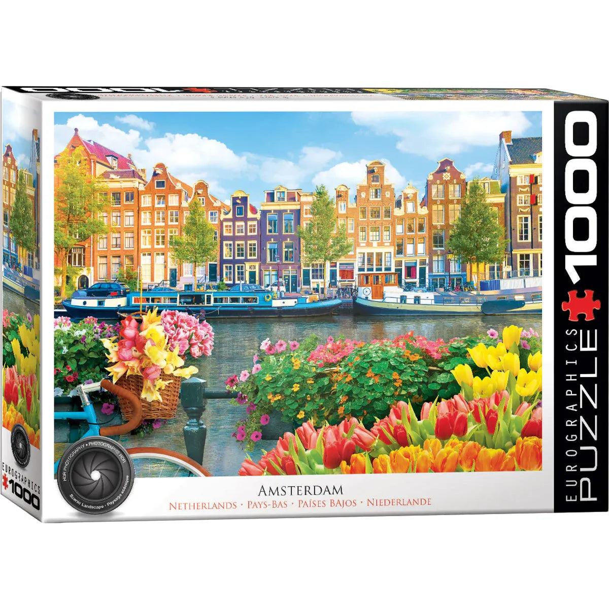 Amsterdam, Netherlands 1000PC Puzzle  Eurographics - Zinnias Gift Boutique