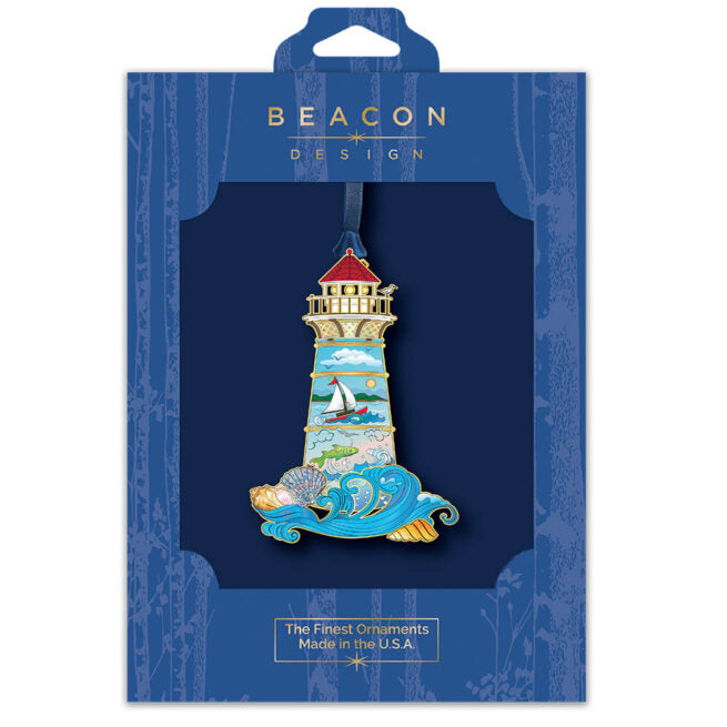 Lighthouse Seascape - Zinnias Gift Boutique