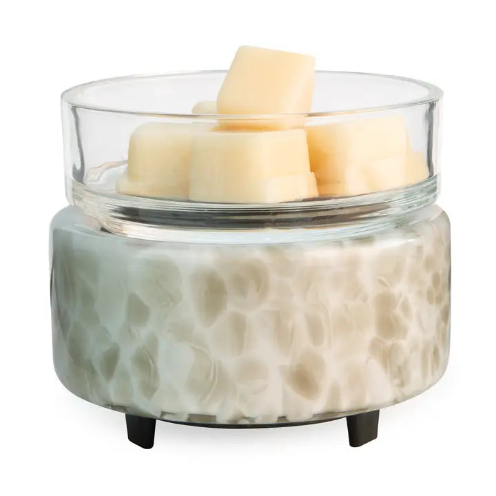 Swirl Glass Classic 2-in-1 Warmer - Zinnias Gift Boutique