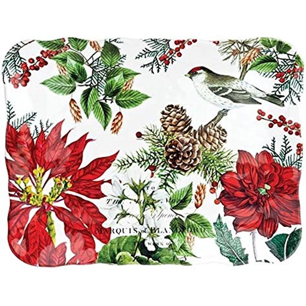 Merry christmas serving tray rectangle - Zinnias Gift Boutique