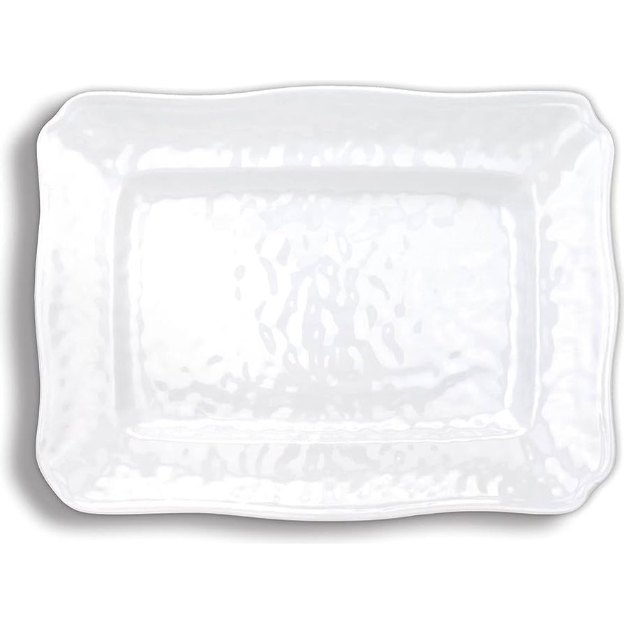 White Large Platter - Zinnias Gift Boutique