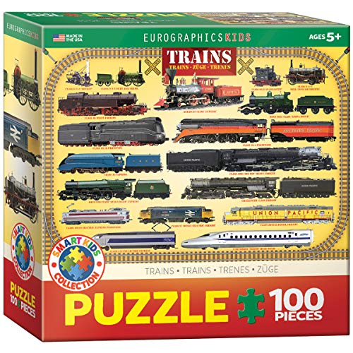 Trains 100PC Puzzle  Eurographics - Zinnias Gift Boutique