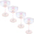 Mid Century Champagne Coupe Clear Lust - Zinnias Gift Boutique