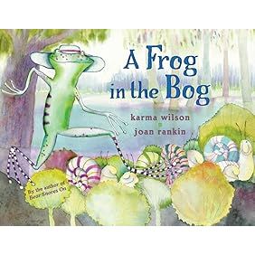 a frog in the bog board book - Zinnias Gift Boutique