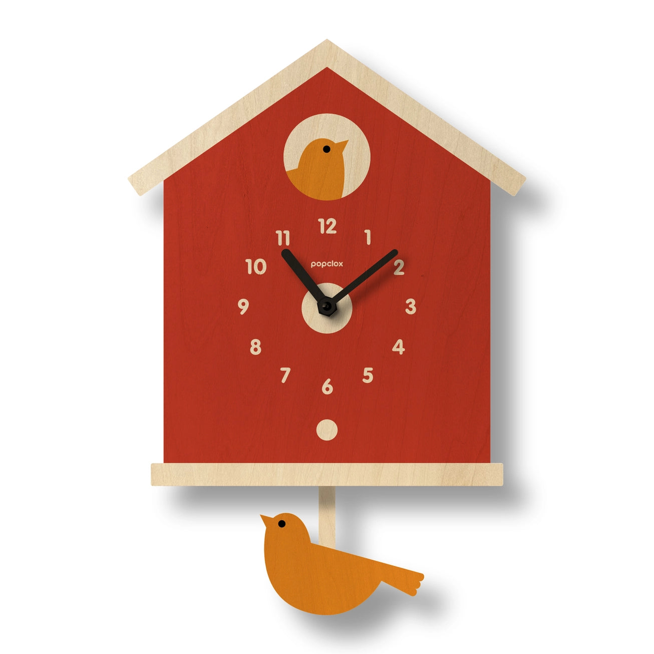Birdhouse Pendulum Clock - Zinnias Gift Boutique