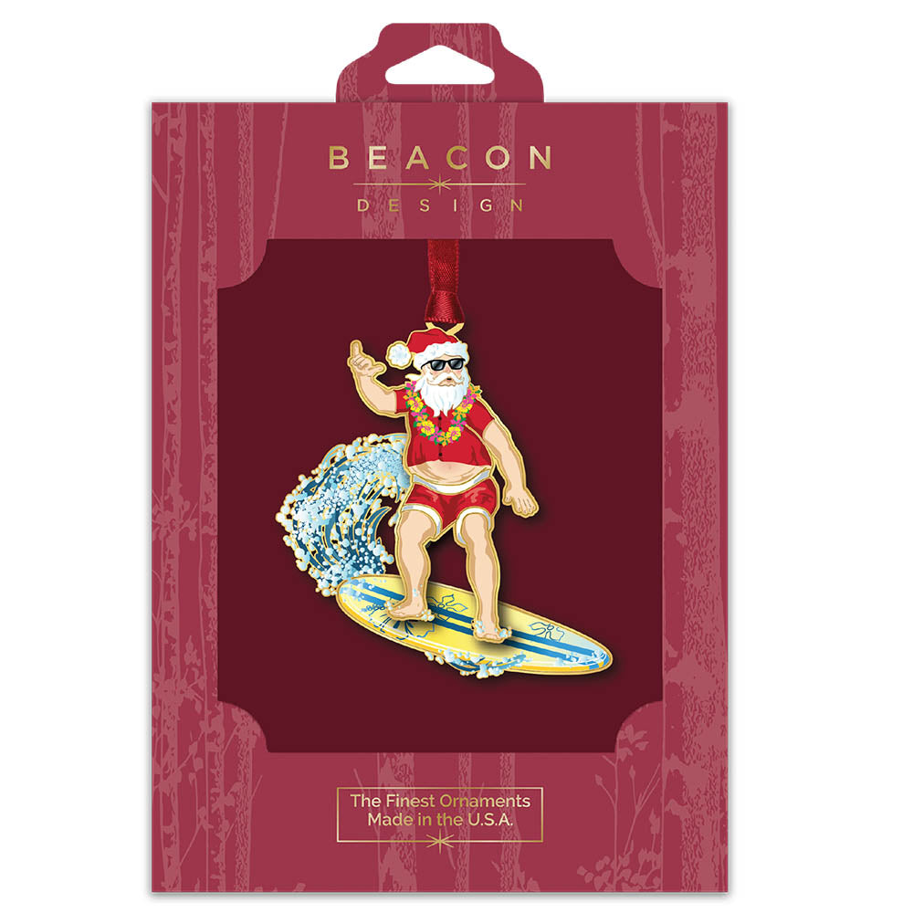Surfing Santa - Zinnias Gift Boutique