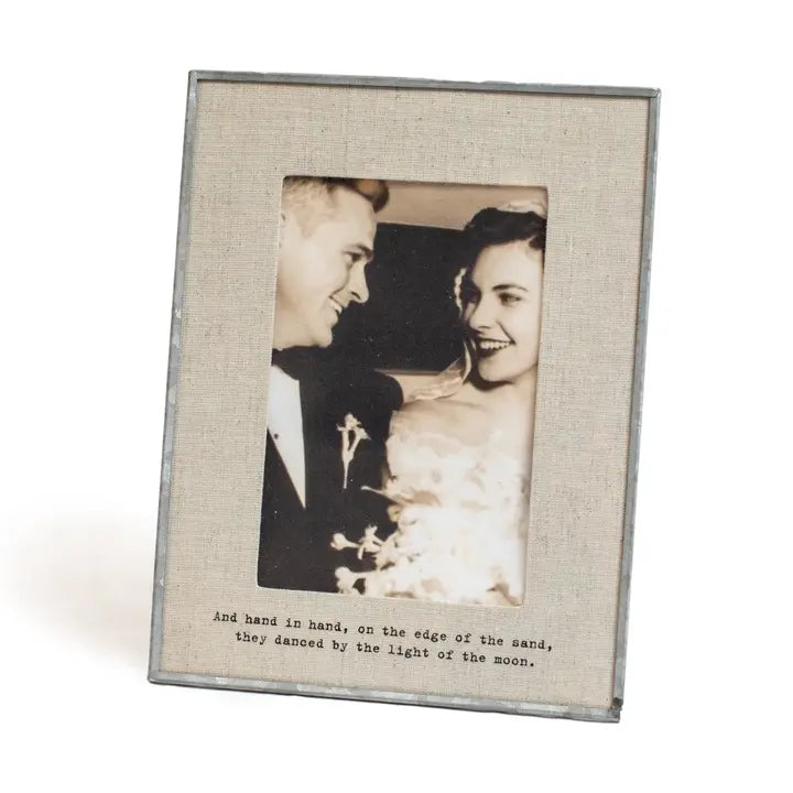 Linen Photo Frame - Zinnias Gift Boutique