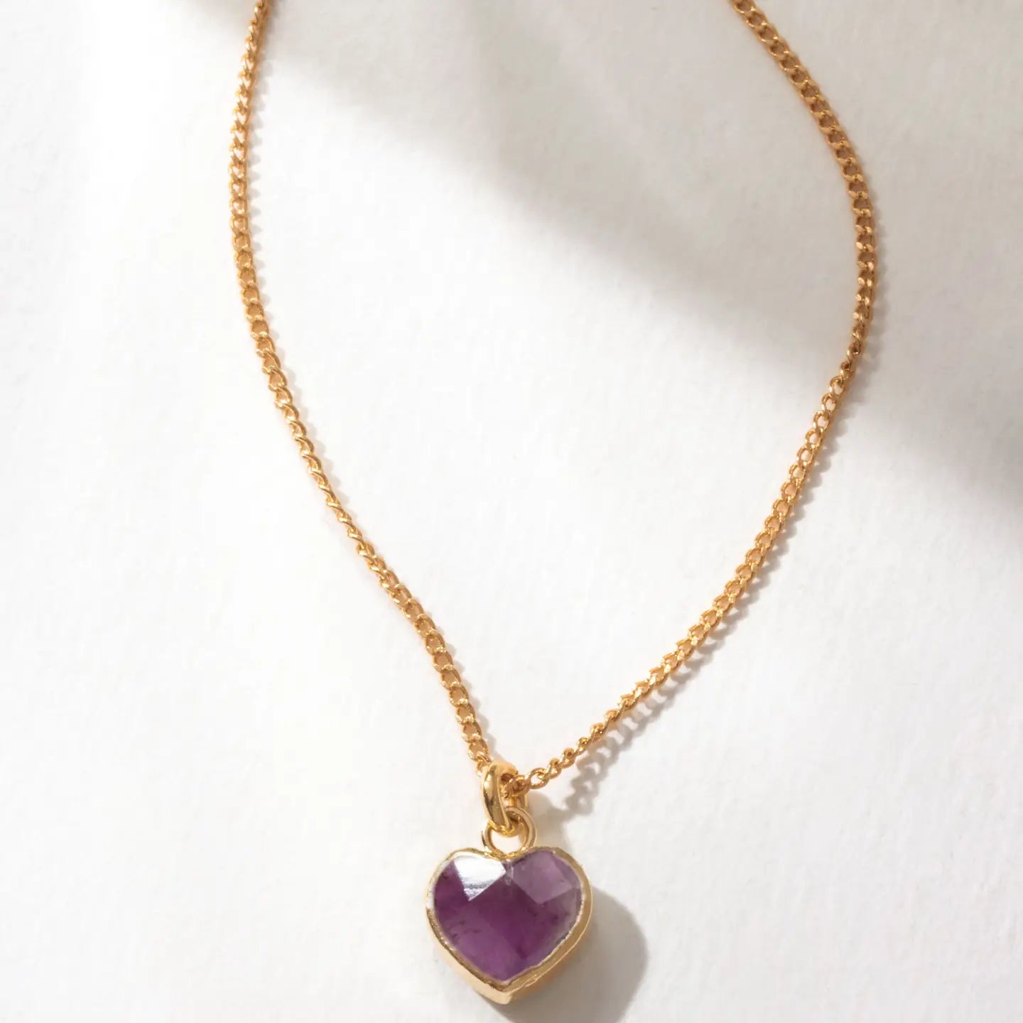 Precious Heart Birthstone Necklace - Zinnias Gift Boutique