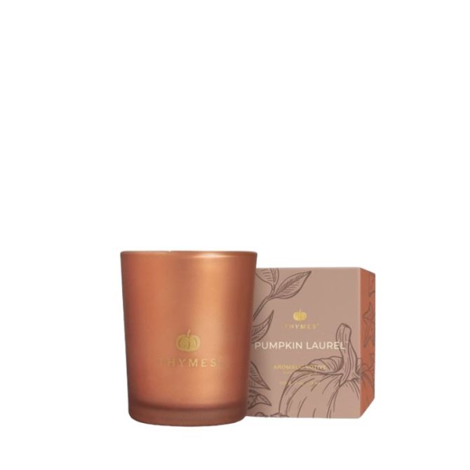 Pumpkin Laurel Candle Votive - Zinnias Gift Boutique