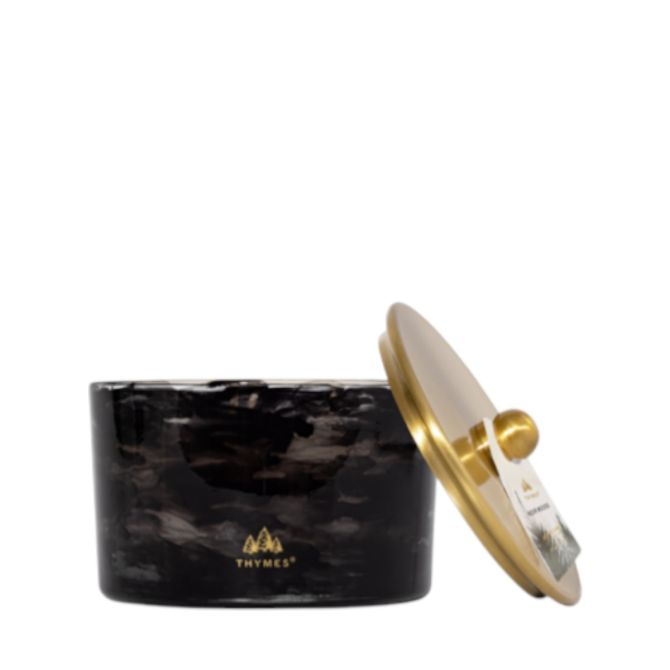 Noir Woods Poured 3 Wick Candle - Zinnias Gift Boutique