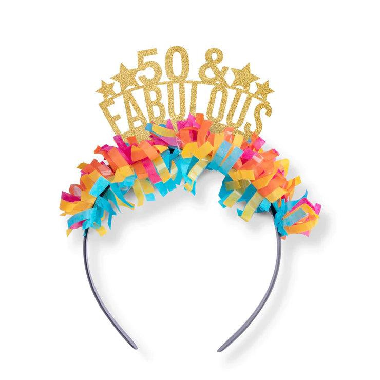 Milestone Birthday Party Headband for Adult - Zinnias Gift Boutique
