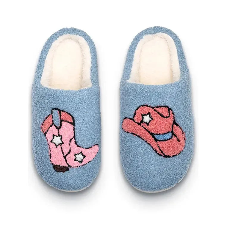 Indoor / Outdoor Slippers - Western Cowgirl - Zinnias Gift Boutique