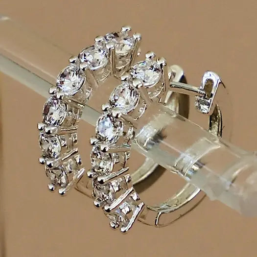 Elan Silver Hoops - Zinnias Gift Boutique